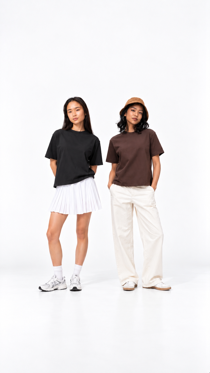 Uniqlo Airism Cotton T-Shirt Womens