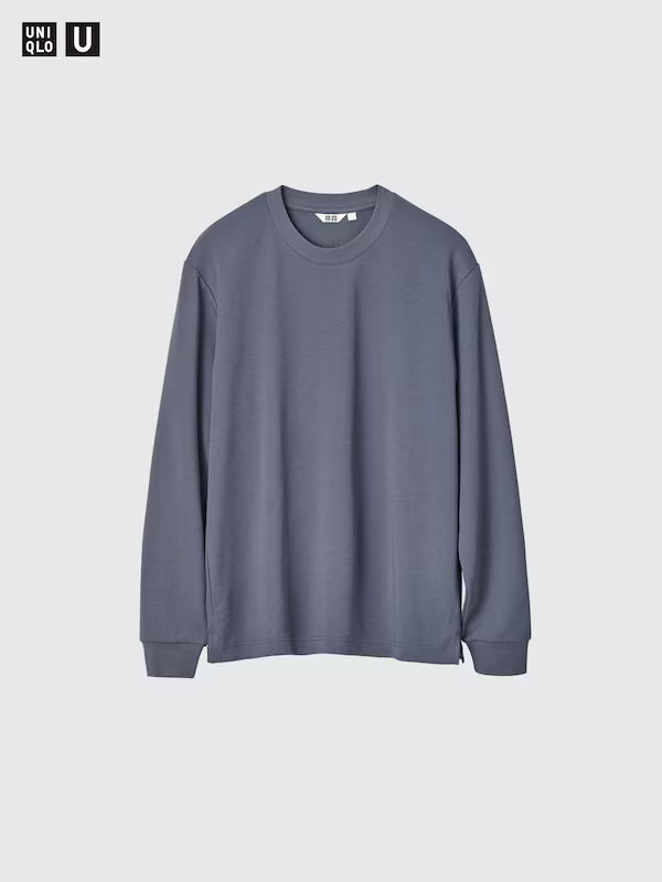 Uniqlo Airism Cotton Crew Neck T-Shirt LS