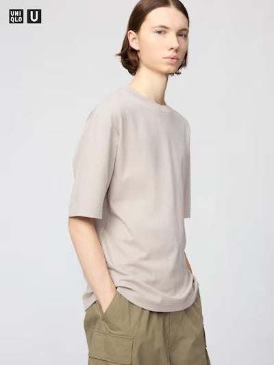 Uniqlo Airism Cotton Oversized T-Shirt