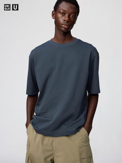Uniqlo Airism Cotton Oversized T-Shirt