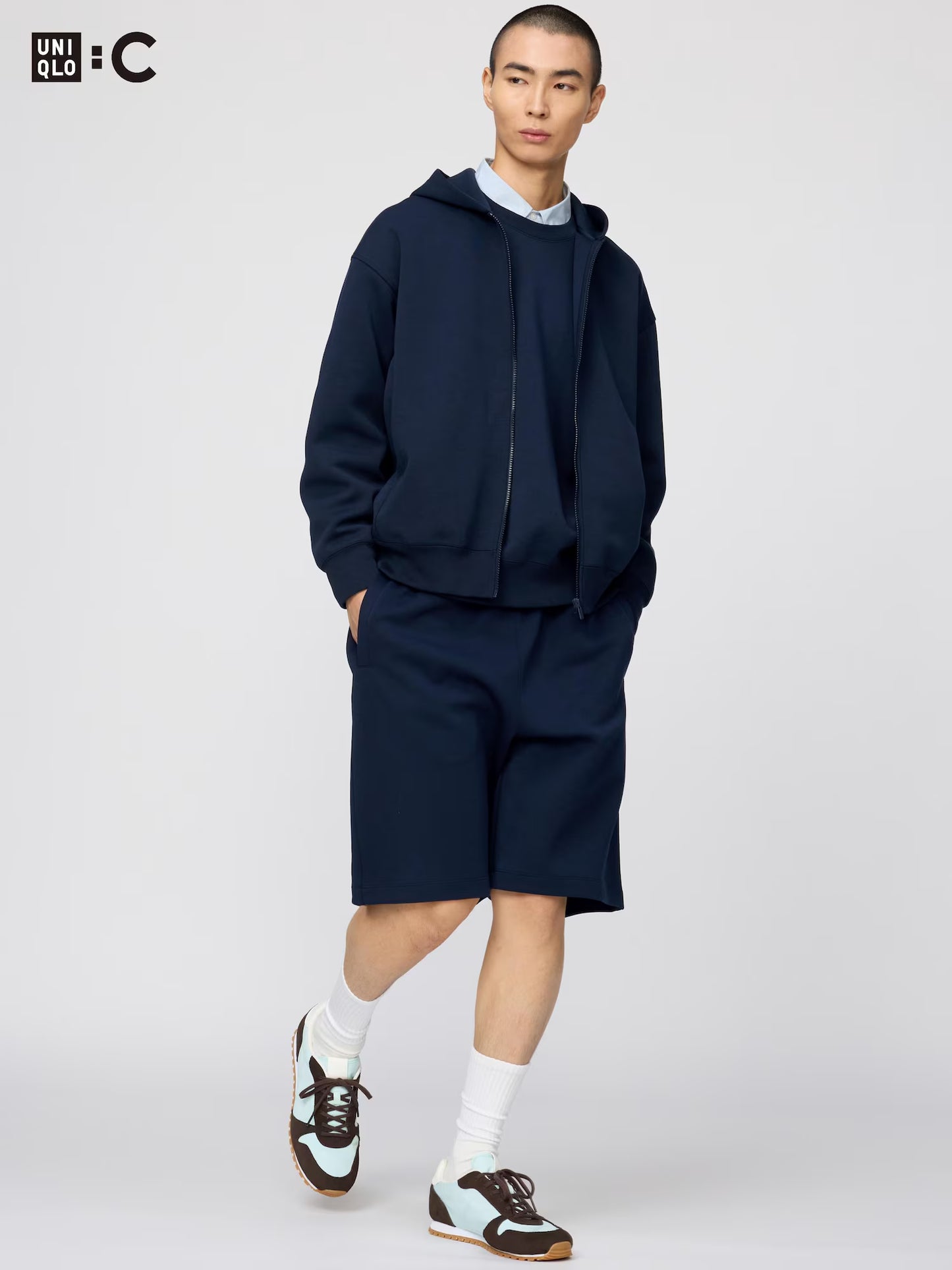 Uniqlo C Sweat Wide Shorts