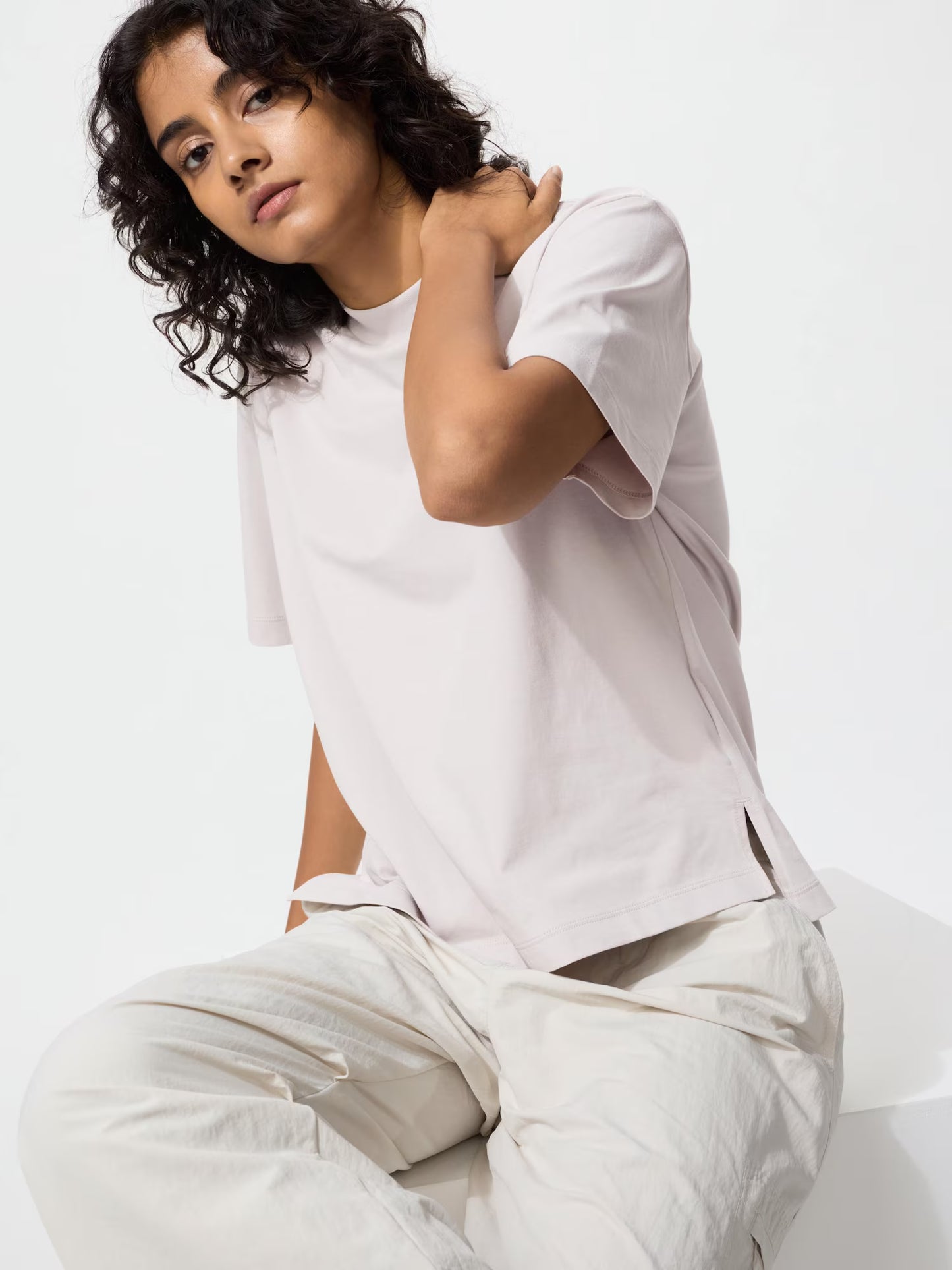 Uniqlo Airism Cotton T-Shirt Womens