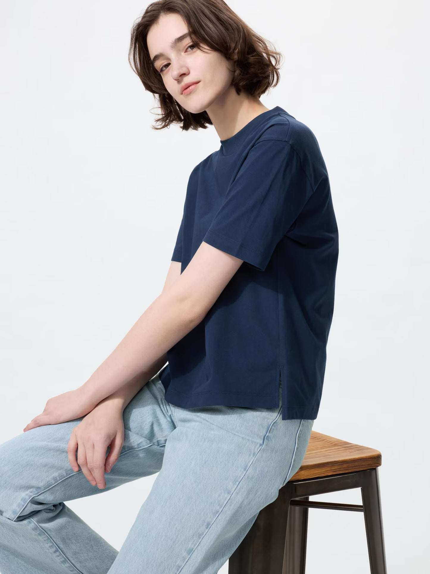 Uniqlo Airism Cotton T-Shirt Womens